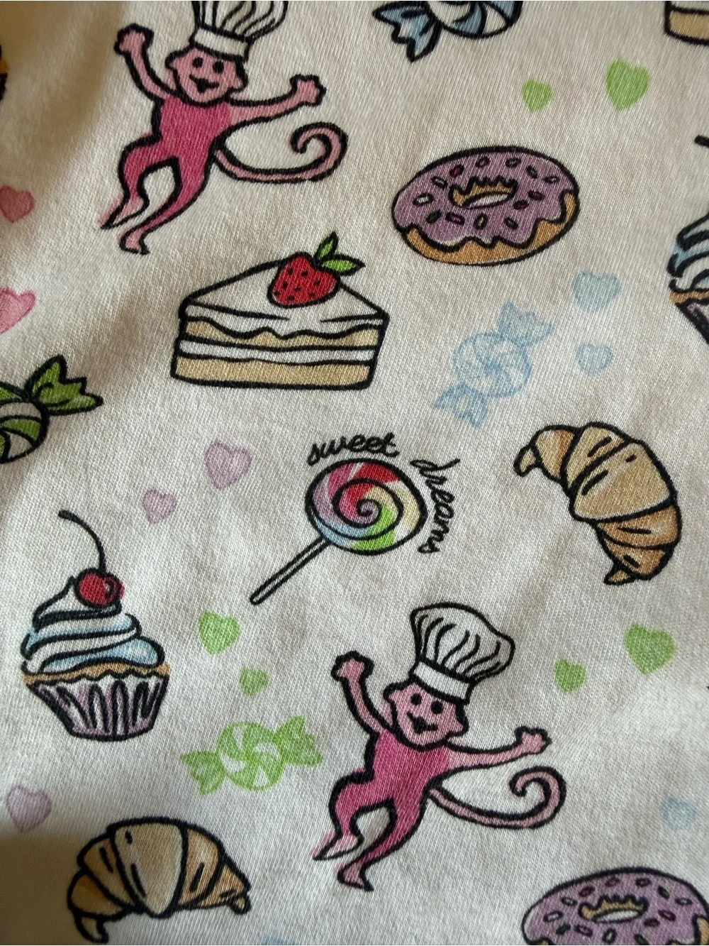 Roller Rabbit Sweet Dreams Polo Pajamas in Rainbow Size XXS Excellent Condition